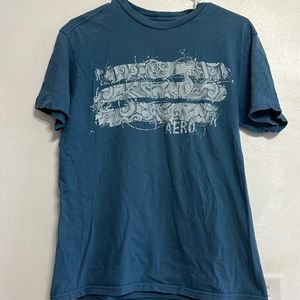 Blue Adult Medium Aero T-shirt